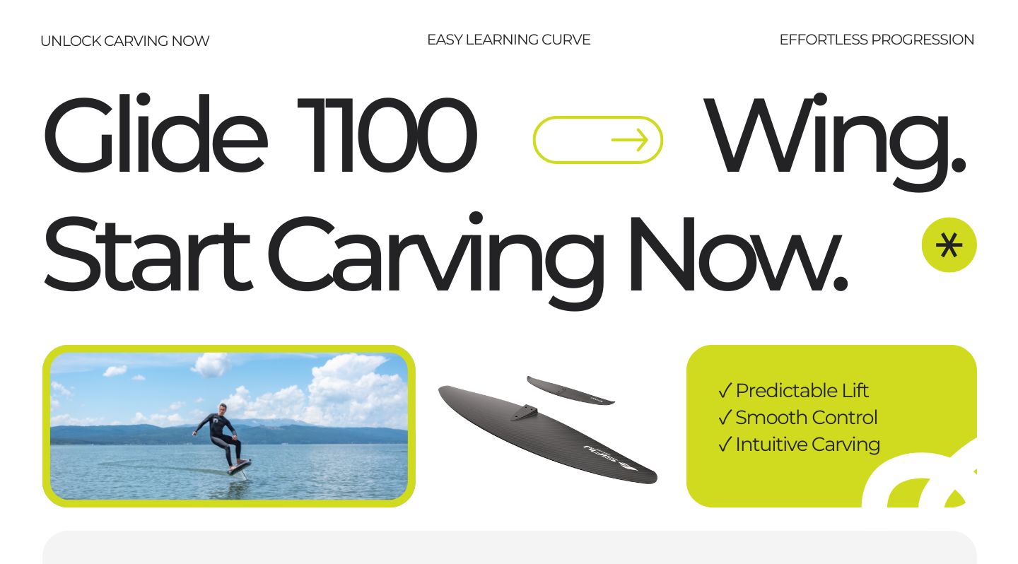 SiFly efoils carving wing